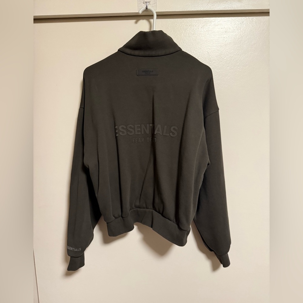 Essential fear of god Dark Gray Zip-Up Jacket